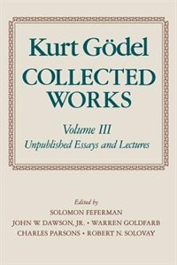 Front cover_Collected Works: Volume III: Unpublished Essays and Lectures