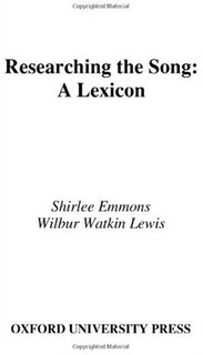 Researching the Song: A Lexicon