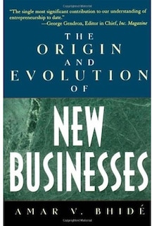 Front cover_The Origin and Evolution of New Businesses