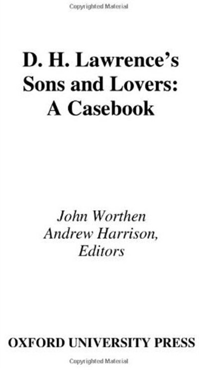Front cover_D. H. Lawrence's Sons and Lovers