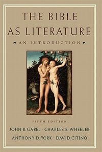Front cover_The Bible As Literature