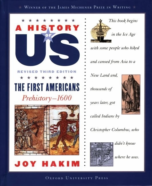 Front cover_A History of US: Book One: The First Americans (Prehistory-1600)