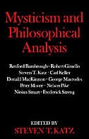 Front cover_Mysticism and Philosophical Analysis