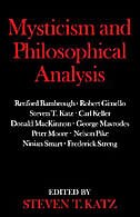 Front cover_Mysticism and Philosophical Analysis