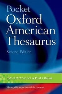 Couverture_Pocket Oxford American Thesaurus