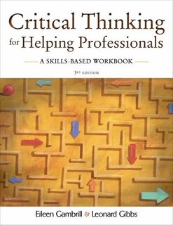 Couverture_Critical Thinking for Helping Professionals