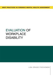 Front cover_Evaluation of Workplace Disability