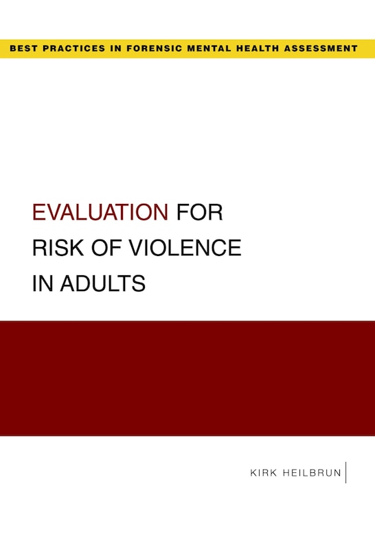 Front cover_Evaluation for Risk of Violence in Adults