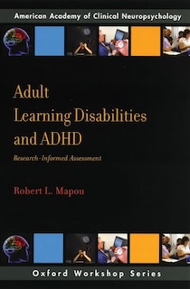 Front cover_Adult Learning Disabilities and ADHD