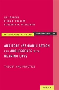 Couverture_Auditory (Re)Habilitation for Adolescents with Hearing Loss