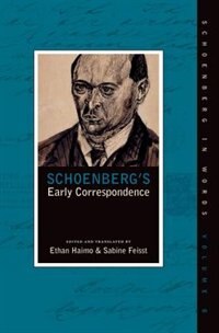 Front cover_Schoenberg's Early Correspondence