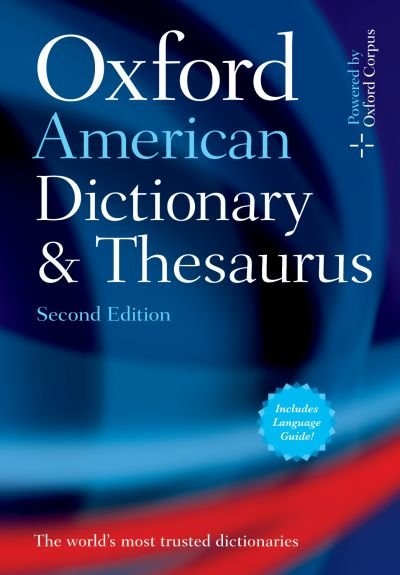 Couverture_Oxford American Dictionary and Thesaurus