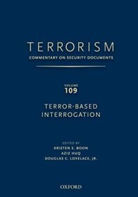 Couverture_Terrorism: Commentary on Security Documents Volume 109