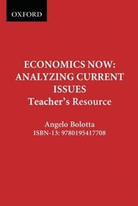 Front cover_Economics Now: Analyzing Current Issues