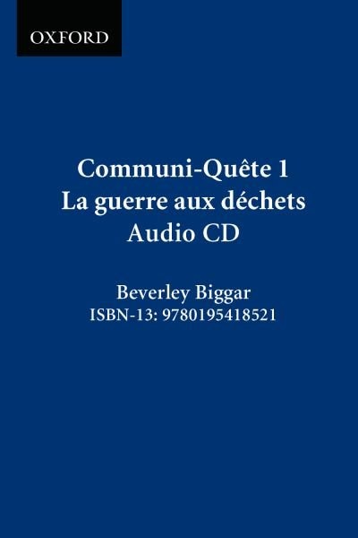 Communi-Quete: 1 La guerre aux dechets: Cd
