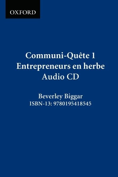 Couverture_Communi-Quete: 1 Entrepreneurs en herbe!