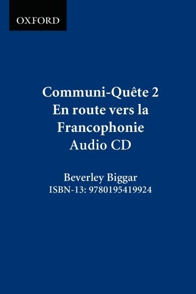 Front cover_Communi-Quete: 2 En route vers la Francophonie