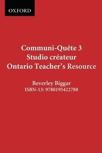 Front cover_Communi-Quete: 3 Studio createur