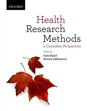 Health Research Methods: A Canadian Perspective