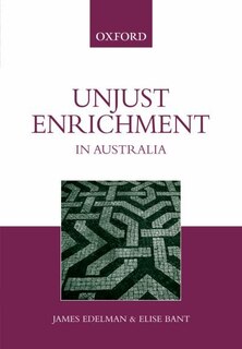 Front cover_Unjust Enrichment in Australia