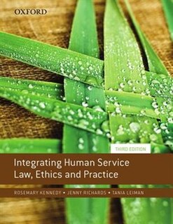 Couverture_Integrating Human Service Law, Ethics and Practice