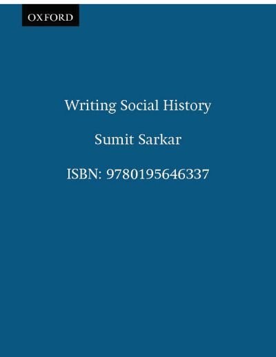 Front cover_Writing Social History