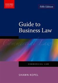 Front cover_Guide to Business Law
