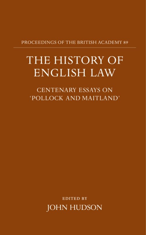 Front cover_The History of English Law