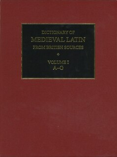 Front cover_Dictionary of Medieval Latin from British Sources