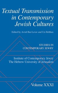 Front cover_Textual Transmission in Contemporary Jewish Cultures