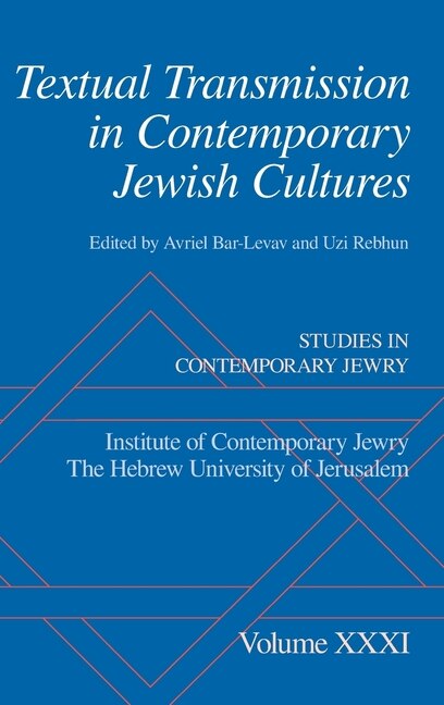 Front cover_Textual Transmission in Contemporary Jewish Cultures