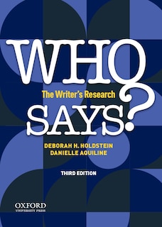 Front cover_Who Says?