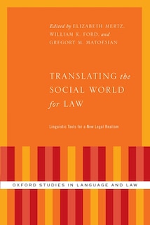 Couverture_Translating the Social World for Law