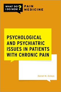 Front cover_Psychological And Psychiatric Issues In Patients With Chronic Pain