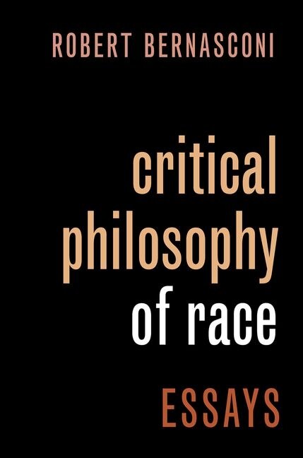 Couverture_Critical Philosophy of Race