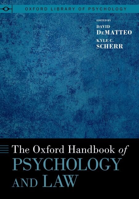 Couverture_The Oxford Handbook of Psychology and Law