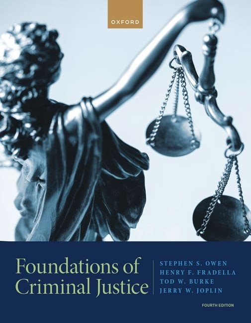 Couverture_Foundations of Criminal Justice