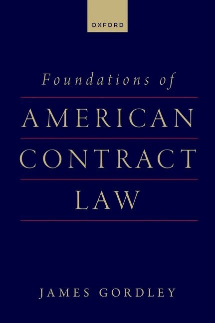 Front cover_Foundations of American Contract Law