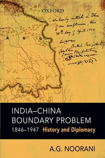 Front cover_India-China Boundary Problem, 1846-1947