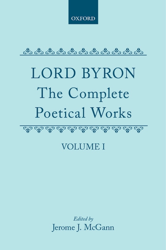 Front cover_The Complete Poetical Works: Volume 1