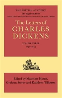 Couverture_The Pilgrim Edition of the Letters of Charles Dickens: Volume 3. 1842-1843