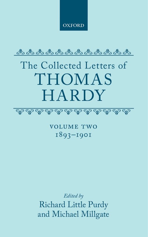 Front cover_The Collected Letters of Thomas Hardy: Volume 2: 1893-1901