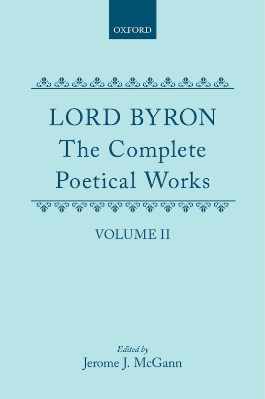 Couverture_The Complete Poetical Works: Volume 2