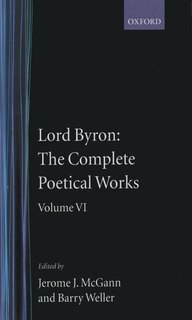 Couverture_The Complete Poetical Works: Volume 6