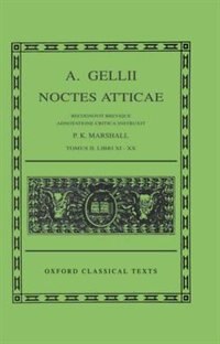 Couverture_Aulus Gellius Noctes Atticae Volume II
