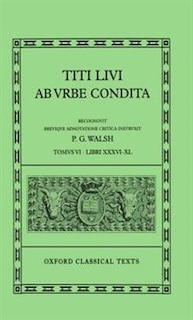 Couverture_Livy Ab Urbe Condita Books XXXVI-XL
