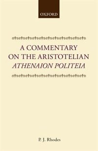 Front cover_A Commentary on the Aristotelian Athenaion Politeia