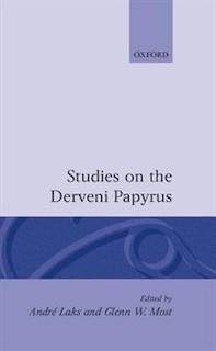 Front cover_Studies on the Derveni Papyrus