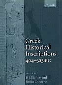 Couverture_Greek Historical Inscriptions, 404-323 BC