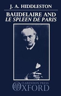 Front cover_Baudelaire and `Le Spleen de Paris'